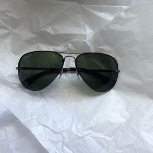 Ray-Ban polarized aviator sunglasses